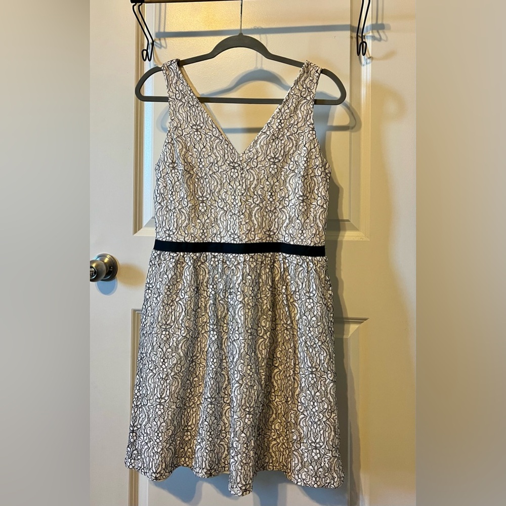 Elegant Maurice’s Black and White Lace Dress